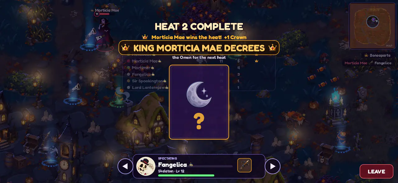 Heat 2's winner takes a Crown and decrees the next Omen
