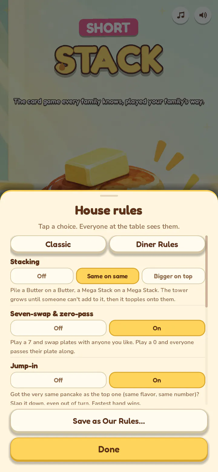 House rules, in plain words.