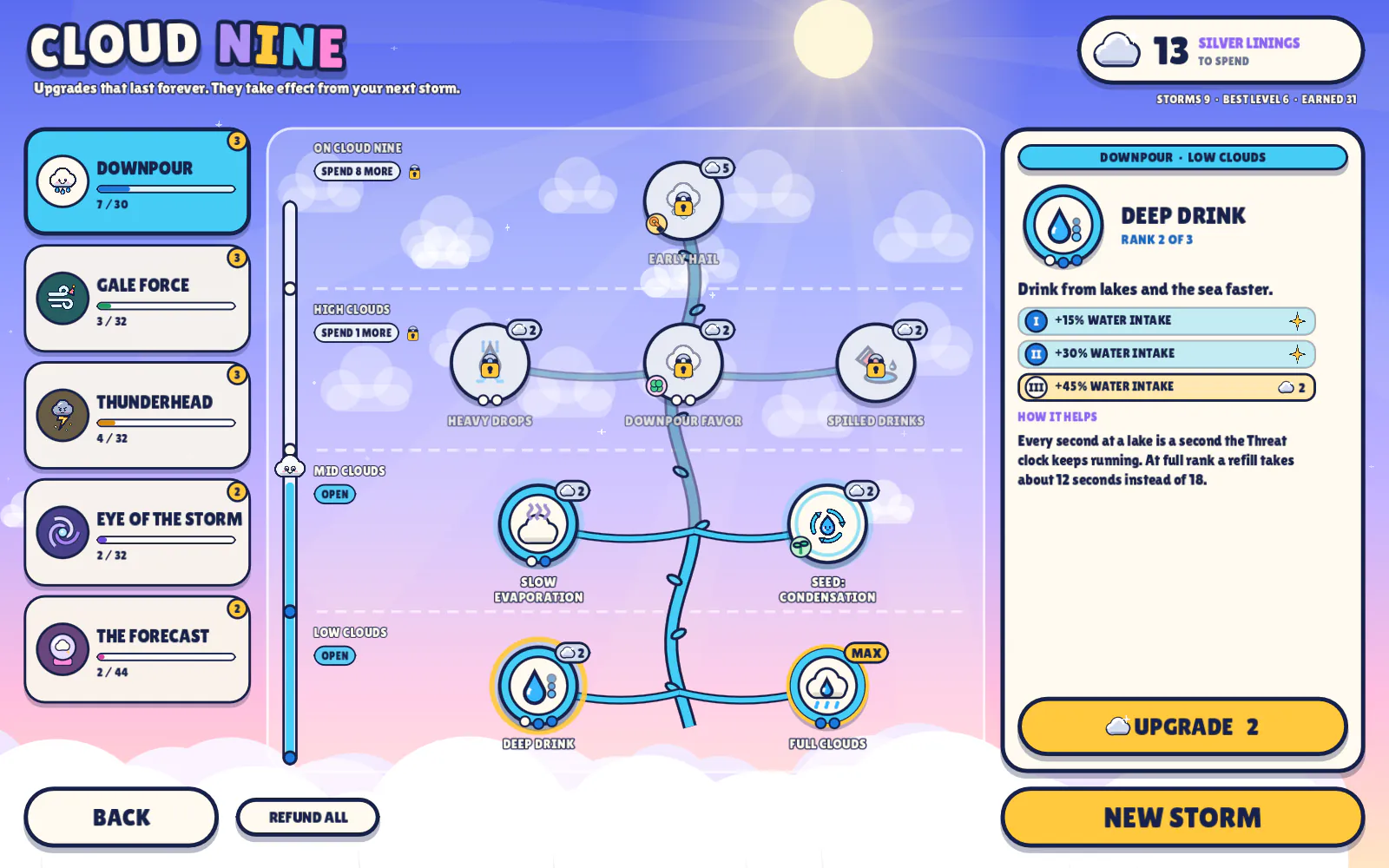 Cloud Nine, where Silver Linings buy upgrades that last.
