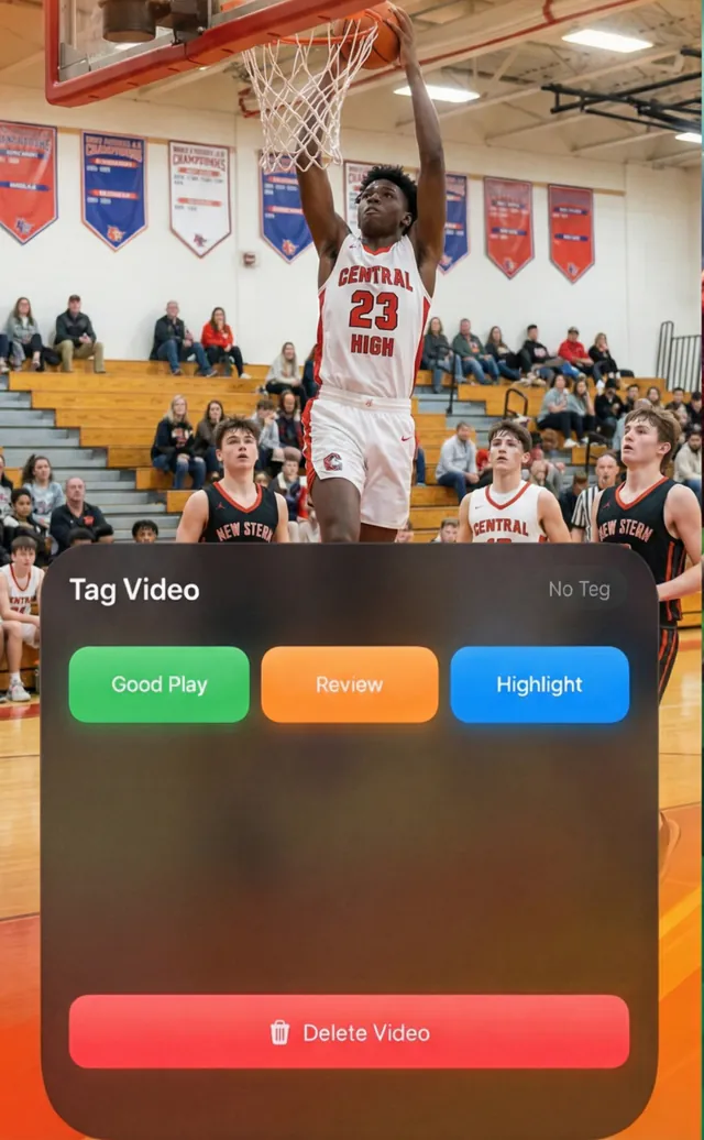 Simple Sport Recorder: Tag, search, find